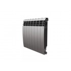 Радиатор биметаллический секционный Royal Thermo BiLiner Silver Satin 500 - 8 секции (RTBSS50008)